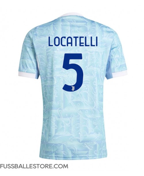 Günstige Juventus Manuel Locatelli #5 Auswärtstrikot 2025-26 Kurzarm Günstige Juventus Manuel Locatelli #5 Auswärtstrikot 2025-26 Kurzarm